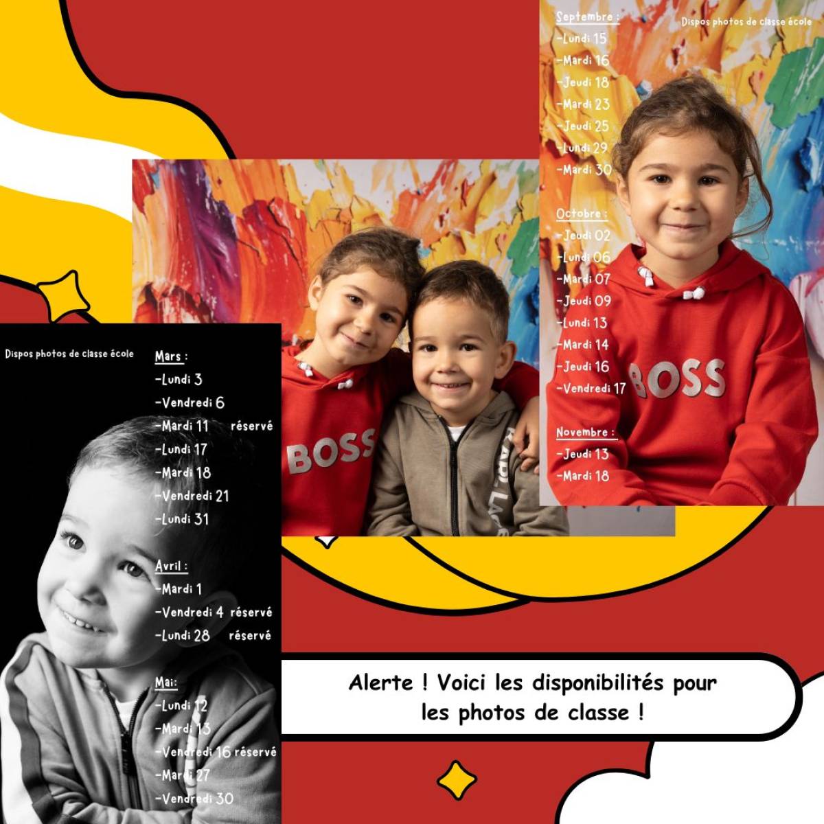 photographe scolaire-photos de classe